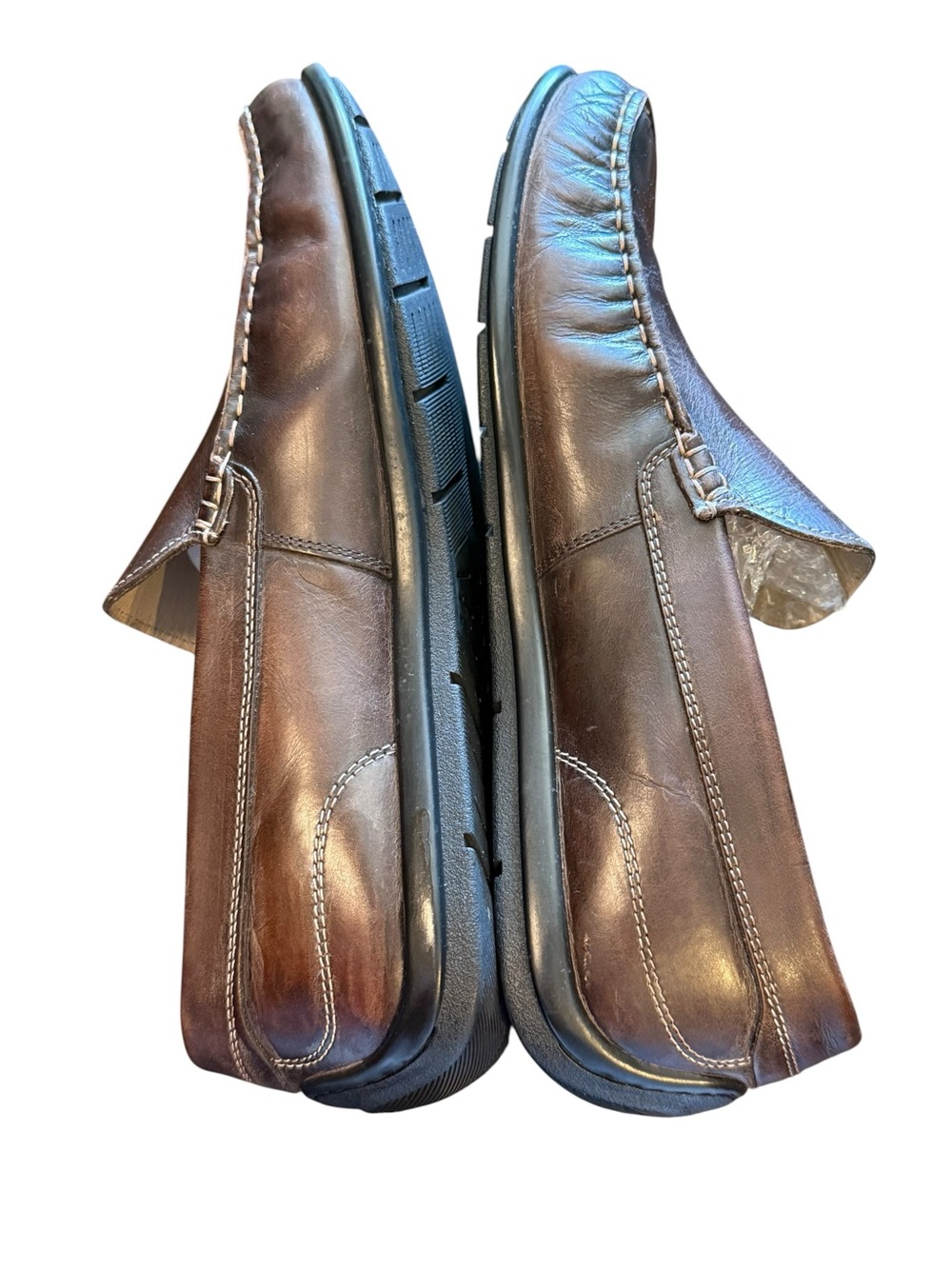 ECCO Brown Leather Slip-On Loafers EU 44 / US 10–10.5 - Picture 6 of 9